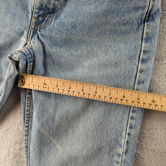Vintage 90s Levis Jeans 26x30 Blue Light Wash Faded Straight Denim Cotton - Picture 10 of 12
